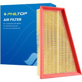 PHILTOP Engine Air Filter CA11411 Replacement for 2013-2019 Mercedes-Benz B250 2.0L, 2014-2019 CLA250 2.0L, 2015-2020 GLA250 2.0L, Flexible Panel