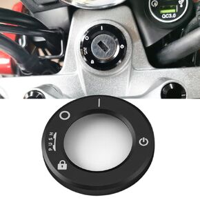 Red Color Aluminum Ignition Switch Key Hole Cover Ring Cap Compatible with Honda Monkey 125 Z125 / CT125 Trail 125 Hunter Cub All Models