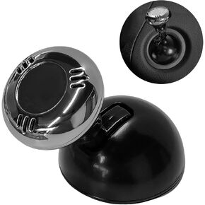 Joystick Car Push Start Button Cover, Metal Joystick Engine Push to Start Button Cover, Universal One-Touch Start Button Rocker for Most Vehicles, Interior Car Accessories (Black)