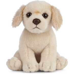 Living Nature Golden Retriever Stuffed Animals Plush Toy | Fluffy Dog Animal | Soft Toy Gift for Kids | Boys and Girls Stuffed Doll | 8 inches
