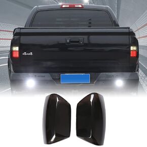 Aunginsy Car Rear Tail Light Cover Tail Lamp Shell Shade Compatible with Toyota Tundra 2014-2021 Smoked Taillight Shell Trim Cover Tail Light Lamp Cover Guard Trim Frame Protect Decorative Accessories