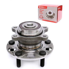 FKG 512257 Rear Wheel Bearing Hub Assembly fit for 2006-2011 Honda Civic (ABS LX DX GX Only 1.8L), 5 Lugs Set of 2