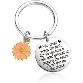 I'm Sorry Keyring Forgive Me Key Chain For Sister Gifts Husband Jewelry Colleague Keychain