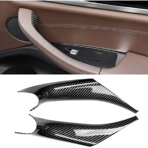 TTCR-II Compatible with 2018-2024 BMW X3 Door Handle Covers X4 2019-2024, 2 Pcs Door Pull Handle Wraps for X3 G01 and X4 G02 Driver and Passenger Side (Not Real Carbon Fiber)