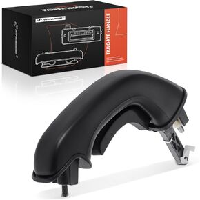 A-Premium Tailgate Handle Liftgate Latch Handle Compatible with Hyundai Santa Fe 2005 2006, Primed Black, Replace# 8126026100