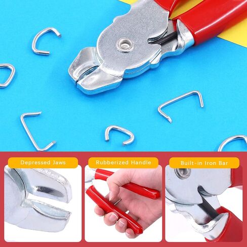 Hilitchi Galvanized Steel Hog Rings for Bungee Shock Cords Animal Pet Cages Bagging Traps Sausage Casing Meat Bags Fencing Railing and More(1/2-1000PCS) in Saudi Arabia