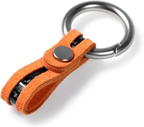 BETTERHUMZ Alcantara Leather Keychain,Carbon Fiber Car Key Case Chain,Car Fob & Home Keys Case Cover Keyrings Accessories in Saudi Arabia