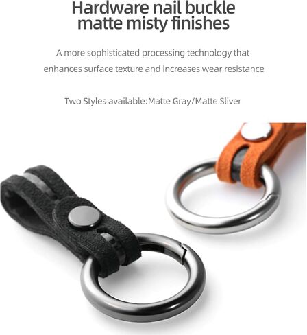BETTERHUMZ Alcantara Leather Keychain,Carbon Fiber Car Key Case Chain,Car Fob & Home Keys Case Cover Keyrings Accessories in Saudi Arabia