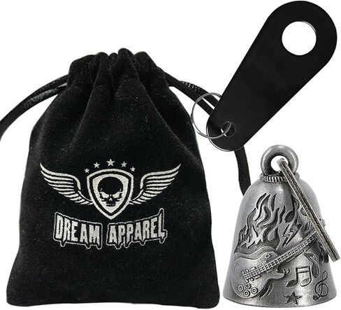 Dream Apparel Motorcycle Bell Keychain for Biker Rider Men Women with Bell Hanger, Ride Riding Bell Motorcycle Accessories in Saudi Arabia