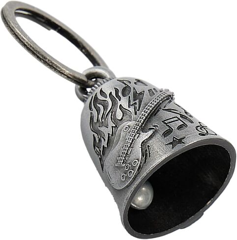 Dream Apparel Motorcycle Bell Keychain for Biker Rider Men Women with Bell Hanger, Ride Riding Bell Motorcycle Accessories in Saudi Arabia