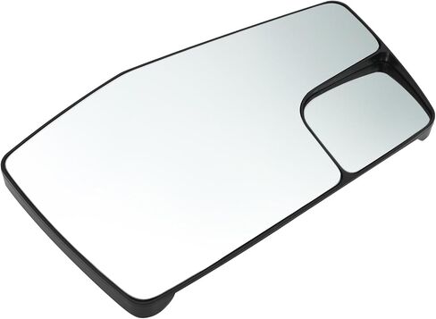 Compatible with 2019-2021 Sierra 1500 2500 Mirror Glass W/Spotter Right Passenger Side/Left Driver Side (Left) in Kuwait