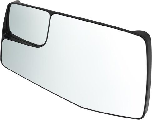 Compatible with 2019-2021 Sierra 1500 2500 Mirror Glass W/Spotter Right Passenger Side/Left Driver Side (Left) in Kuwait