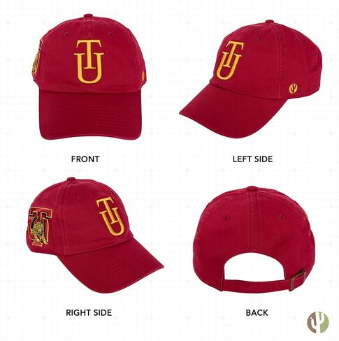 Desert Cactus Tuskegee University Baseball Hat Golden Tigers Brimmed Embroirderd Hats Cap Adjustable Cloth Strap Adult (Style D) in Saudi Arabia