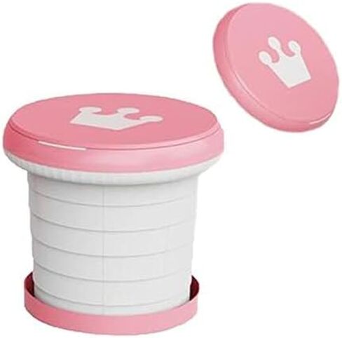 Travel Potty for Toddler, Portable and Foldable Toilet, Apply to Seat Emergency Toilet for Car, Camping, Outdoor, Indoor (grey, large) in Kuwait