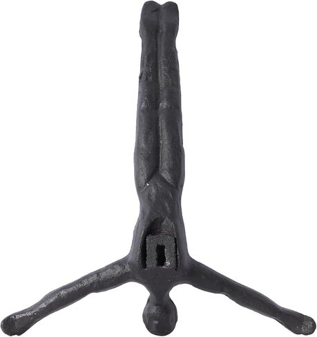 The Novogratz Aluminum Metal People Home Wall Decor Divers Wall Sculpture, Set of 5 Wall Art 9"W, 10"H, Gray in Saudi Arabia