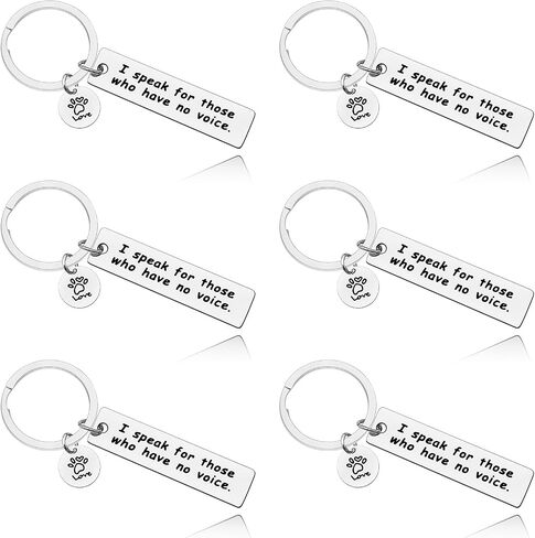 Baipilu 6Pcs Vet Tech Gift Veterinarian Gift Thank You Keychain Gift for Women Men Veterinarian Graduation Gift Appreciation in Saudi Arabia