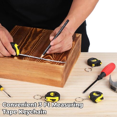 80 PCS Small Tape Measure Keychains, 3 Ft Measuring Range Mini Retractable Measuring Tape Key Chains, Pocket Portable Measurement Tape Bulk in 4 Colors for Favors Birthday Gift Daily in Saudi Arabia