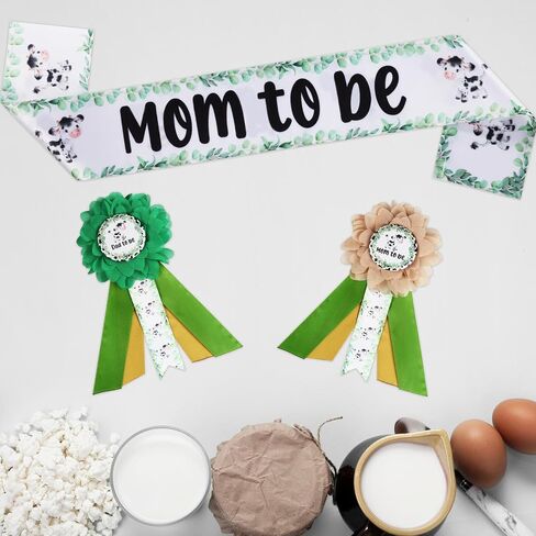 Pink Jungle Theme Baby Shower Decorations, Safari Jungle Animals Mom to Be Sash Dad to Be Corsage Pins, Wild Animal Gender Reveal Party Maternity Sets Pregnant Keepsake Prop Supplies in Kuwait