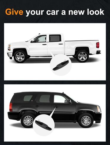 مقبض باب Avsty لسيارة Chevy Silverado Suburban Tahoe Avalanche GMC Sierra 1500 2500 3500 Yukon Cadillac Escalade 2008 2009 2010 2011 2012 2013 2014 شيفروليه لاتش للسائق الأمامي والركاب حزمة من 2 in Kuwait