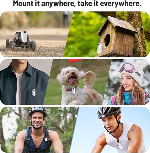 128GB FHD 1080P Mini Body Camera, Wearable Action Body Cam, Thumb Size Hands Free Recording Body Worn Camera, Premium Portable Camcorder Mount Anywhere for Work, Travel, Pet Walking (Black) in Kuwait