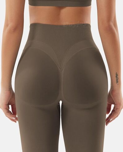 VOYJOY Women Impact Leggings Seamless Scrunch Butt Lifting Workout Leggings High Waisted Gym Yoga Pant in Kuwait