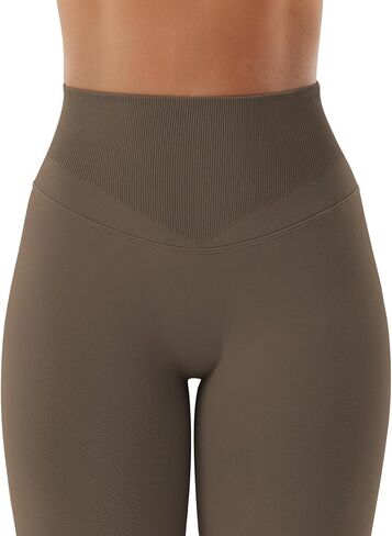 VOYJOY Women Impact Leggings Seamless Scrunch Butt Lifting Workout Leggings High Waisted Gym Yoga Pant in Kuwait