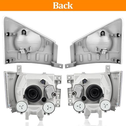 OLLEN Headlight & Corner Lamp Assembly, Compatible with ISUZU ELF NPR NPR-HD NQR NRR 2008-2020, Left Driver Side(Headlight & Corner Light) in Kuwait