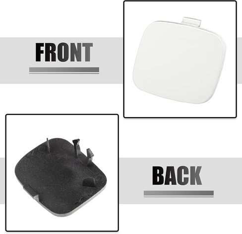 ACROPIX Silver Tone Rear Bumper Tow Hook Eye Cap Cover Replacement Fit for Volvo S60 2011-2018 No.39802591 - Pack of 1 in Saudi Arabia