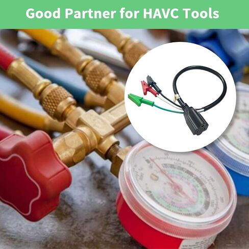 HVAC Tools Kit Accessory for Circuit Breaker Finder Vacuum Pump, Ac Guages Clearance and Equipment, Heavy Adaptor Cord Compatible with Yellow Jacket 69522, 69411,RT310,RT250,RT310,ET300,ET310, 1Pack in Saudi Arabia