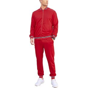 COOFANDY Men's Tracksuit 2 Piece Zip Up Sweatsuits Casual Athletic Jogging Suit Sets With Pockets