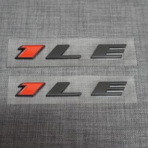 2Pcs New 1LE Emblem Badge Letter Rear Side 1LE Sticker Replacement for Camaro (Chrome), EI-SilveCutom#2