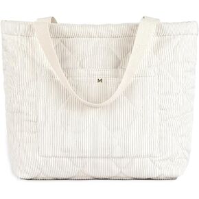 Large Tote Bag for Women, Corduroy Tote Bags Women Travel Bags Handbags Shoulder Bag for Gym, Work, Travel