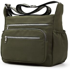 Fancy Forest Tote Bag for Women - Shoulder Handbag Bag with Multiple Pockets, Crossbody Purse for Ladies' Travel, Work