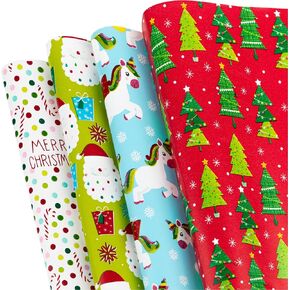 Plum Designs Gift Wrapping Paper Sheets- Happy Birthday Wrapping Paper, Fun Wrapping Paper for Birthday Girl or Boy, 14 Sheets Gift Wrap Paper for Birthdays and Parties