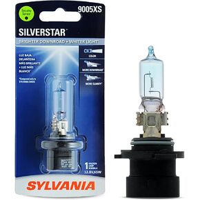 SYLVANIA - 9005XS SilverStar - High Performance Halogen Headlight Bulb, High Beam, Low Beam and Fog Replacement Bulb, Brighter Downroad with Whiter Light (Contains 1 Bulb)