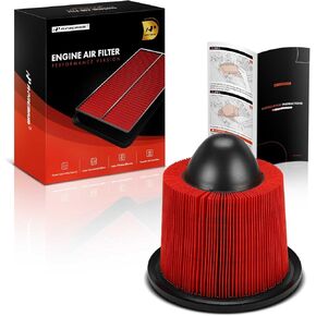 A-Premium High-performance, Pre-oiled Engine Air Filter Compatible with Ford & Lincoln - E-150, E-250, E-350 Econoline Club Wagon, Excursion, Expedition, F150, F250 Super Duty, Mustang, Continental