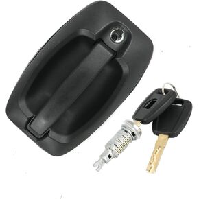 Rear Barn Door Right Exterior Door Handle with Lock Cylinder Fits for Ram Promaster 1500 2500 3500 Cargo Van 3.0L 3.6L 2014 2015 2016 2017 2018 2019 2020 2021 5RJ95JXWAA