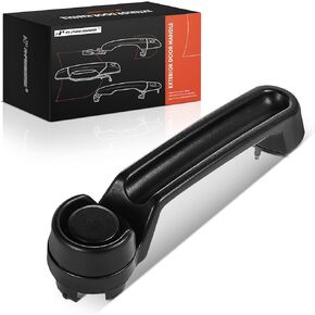 A-Premium Front or Rear Driver or Passenger Side Exterior Door Handle Compatible with Jeep Wrangler 2007-2017, Liberty 2008-2012, Wrangler JK 2018 & Dodge Nitro 2007-2011, Textured Black