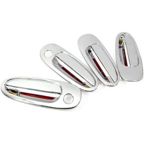Chrome Side Door Handle Covers Trims Fit for Toyota 1993-1997 Corolla AE100 1996-2000 RAV4