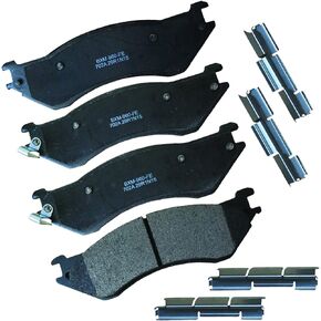 Bendix Premium SBM702A Semi-Metallic Rear Brake Pads for Dodge Ram 1500 2008-2006, Ram 2500 2008-2001, Ram 3500 2008-2001, Ram 4000 2002, Ram 4000 2008-2005
