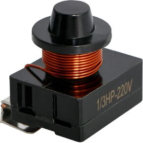 Aopin 1/5HP (150W) Refrigerator Electromagnetic Starter/Start Relay Compressor 220V Electromagnetic Starter for Car Refrigerator, Portable Freezer, Beverage Cooler, Air-Conditioning Compressor 1 Pcs