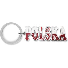 Keychain POLAND Flag Name