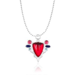 SONGCHANGJEWELRY JJBA JOJO Anime Red Stone of Aja Necklace - JoJo Jolyne Jotaro Anime Cosplay Accessories for Fans - Christmas Gifts for Women Men