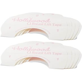 Hollywood Fashion Secrets Breast Lift Tape, Clear, Hypoallergenic, For A–D Cups