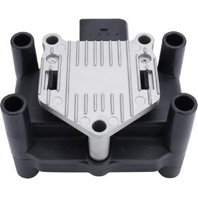 DRIVESTAR UF277 Ignition Coil 2003-2006 for Seat Ibiza 2.0L L4,1998-2013 for Volkswagen Beetle 2.0L L4; 2007-2011 for Volkswagen CrossFox 1.6L L4, Replacement for 032905106E C1319 032905106