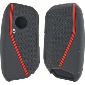 2 PCS Silicone 3 Button Remote Control Key Case Fob Shell Cover Ring Holder Protector for BMW IX I7 X7 X5 XM 2021 2022 2023 2024 Car Replacement