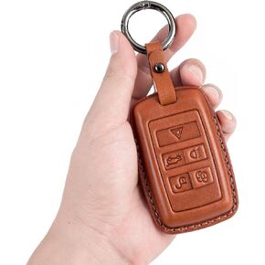 Smart Key Fob Case Cover Compatible with Land Rover Discovery, Range Rover, Defender ,Jaguar 2018-2024