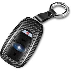 Key Fob Cover Compatible with Subaru,Real Glass Fiber Key Fob Protector Case Compatible with GR86 BRZ Outback Ascent Crosstrek XV Forester WRX Legacy Key Fob Case2015-2023 2024