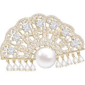 Brooches for Women Shiny Zirconia Broach Jewelry Fashion Brooch Pins Gift for Christmas Birthday Wedding