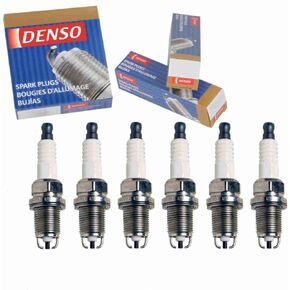 6 pc DENSO Standard Spark Plugs compatible with Toyota Tundra 3.4L V6 2000-2004